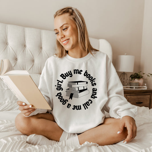 Call Me A good Girl White Sweatshirt - Tiny Illusions and More