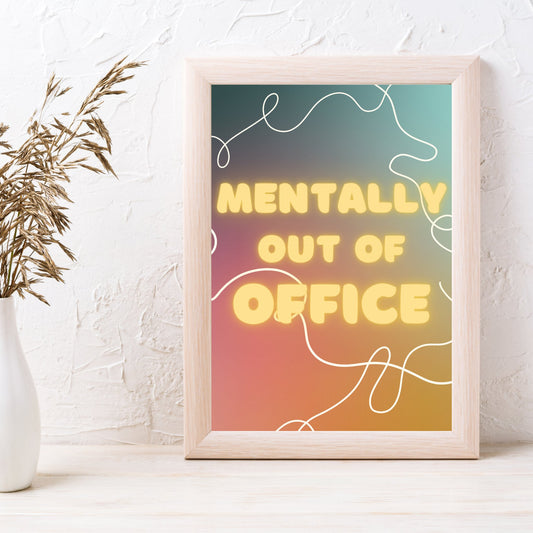 Mentally Out Of Office - Tiny Illusions and More