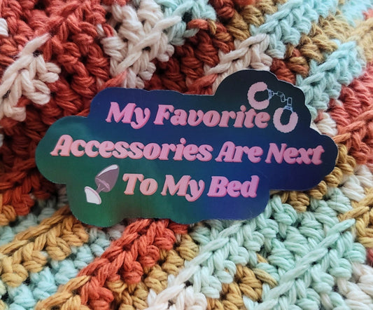 My favorite accessories are next to my bed - Tiny Illusions and More