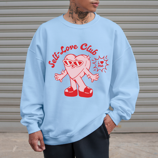 Self Love Club Light Blue Sweatshirt