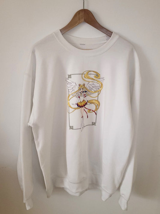 Sailor M. White Sweatshirt - Tiny Illusions and More